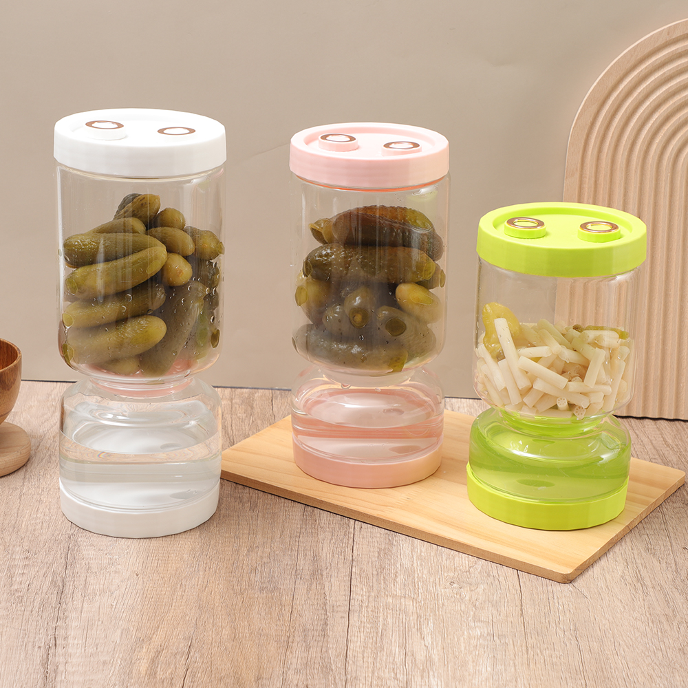 Einmachglas mit zwei Deckeln