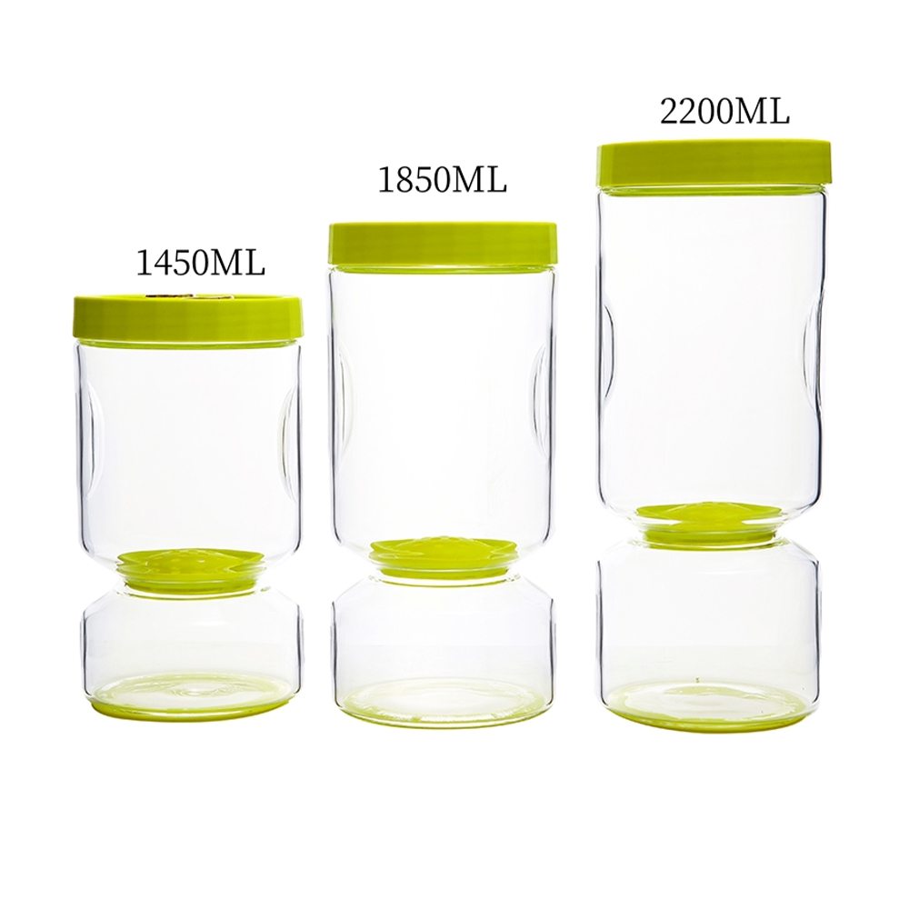 Einmachglas mit Rillengriffen