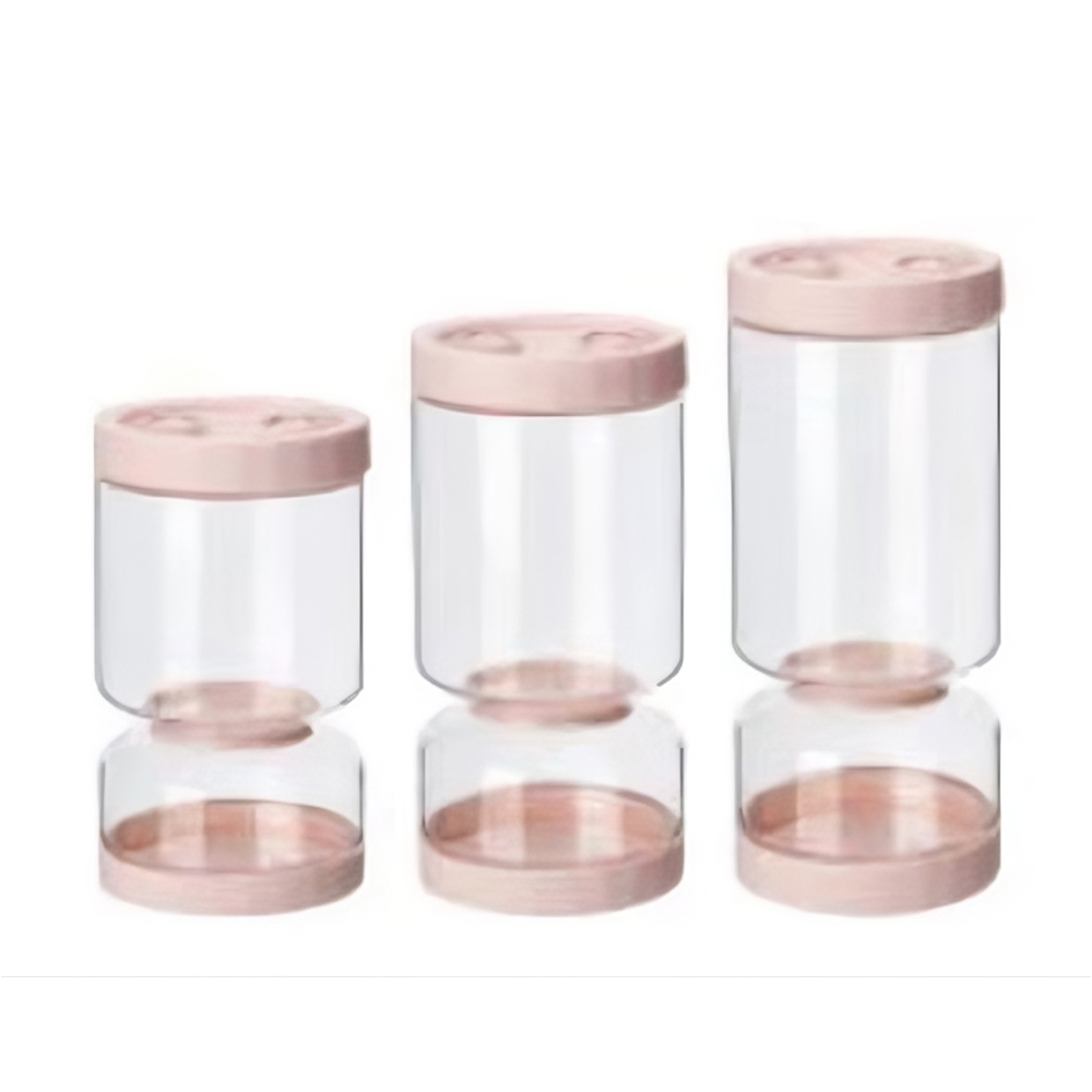 Einmachglas mit zwei Deckeln