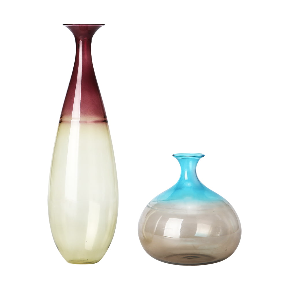 Blumenvase aus Glas