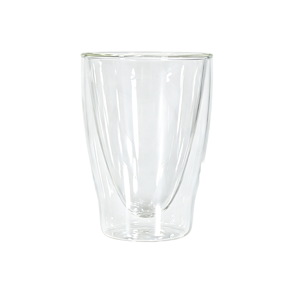 Doppelwandiger Trinkbecher aus Borosilikatglas