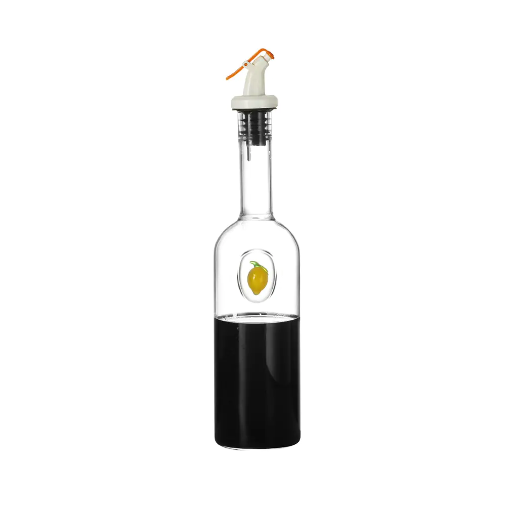 Schlanke Öl-Essig-Spenderflaschen aus Glas mit Ausgießer